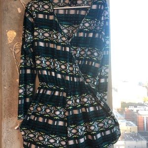 Beautiful green print floral romper SOLD